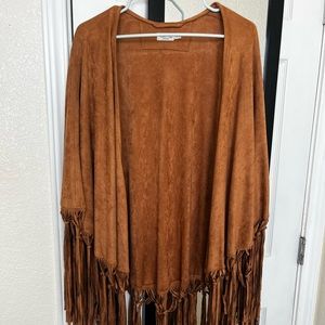 Tasha Polizzi Boho Fringe Shawl